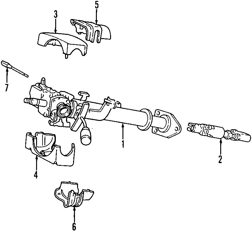 Dodge Ram Steering Column Diagram